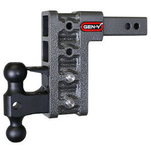 Gen-Y Hitch GH-523 MEGA-DUTY 16K Drop Hitch - 2" Shank, 5" Drop, 2K TW with GH-051 Dual-Ball Mount & GH-032 Pintle Lock