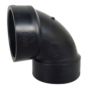 Icon 14857 ABS Fitting - Coupling, 1.5", Hub-Hub