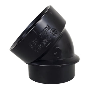Icon 14857 ABS Fitting - Coupling, 1.5", Hub-Hub