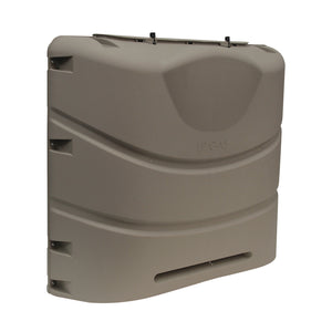 Camco 40532 Heavy-Duty Propane Tank Cover for 30 lb. Steel Double Tanks - Deluxe, Colonial White