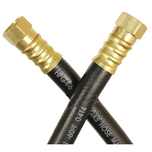 JR Products 07-31365 3/8" LP OEM Supply Hose - 144", 3/8" Female Swivel SAE Ends