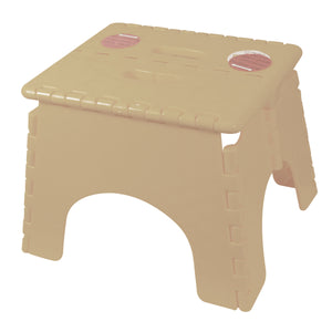 B & R Plastics 101-6Y-YELLOW E-Z Foldz Step Stool - 9", Yellow