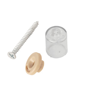 RV Designer A313 Pleated Shade Hold Down - Set of 2 Without Screws, Clear