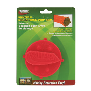 Valterra T1020-2 Universal Drain Hose Bayonet Drip Cap - 3", Red, Bulk
