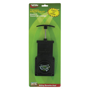 Valterra T1003VPM Bladex Waste Valve with Metal Handle - 3"