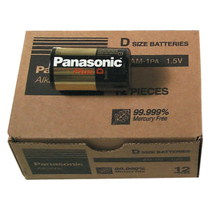 Universal Power Group C3787 Panasonic Alkaline Batteries - 9-Volt, Pack of 12