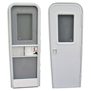 AP Products 015-217721 RV Square Entrance Door - 32" x 72", Polar White