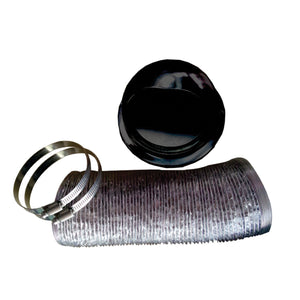 Pinnacle 18-1064 Outside Vent Kit with Damper for Dryer - Stainless Steel