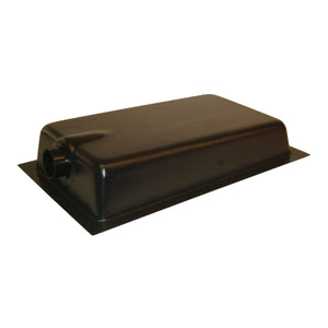 Icon 01611 Holding Tank with Center End Drain HT708ED - 57" x 24.5" x 7", Tank with 3" Spigot and Sensors Installed