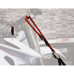 Extreme Max 5900.1145 Utility Ratchet Tie-Down Strap - 1.5", 2000 lbs., Pack of 2