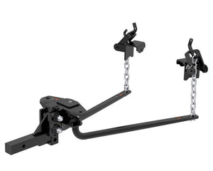 CURT 17000 Round Bar Weight Distribution Hitch - Up to 6K, 2" Shank