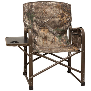 KUMA KM-BPCH-RB Bear Paws Chair with Side Table - Red Plaid
