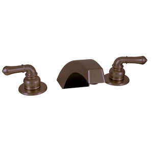 Empire Faucets U-YNN29N Adjustable Non-Metallic Tub Filler with Teapot Handles and Hi-Arc Spout - Brushed Nickel