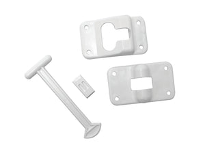 Lippert 381411 Kwikee T-Style Door Holder - Polar White, 6"