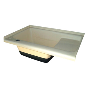 Icon 00475 Sit-In Step Tub with Right Hand Drain TU500RH - Colonial White
