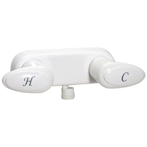 Phoenix Faucets by Valterra PF223241 Catalina Two-Handle 4" Shower Valve with Vacuum Breaker - White