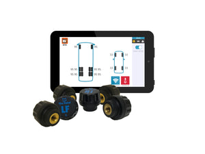 RVi 50MG0129 Tire Patrol: Tire Pressure Sensor 4-PK with Command Center for Trailers