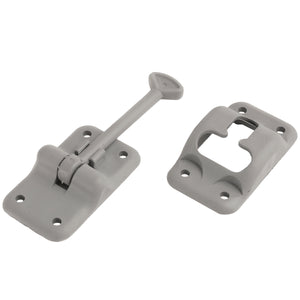 RV Designer E235 Plastic T-Style Entry Door Holder - White, 6"