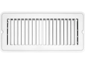 RV Designer H872 Metal Undampered Vent Register - 4" x 10", Tan