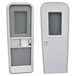 AP Products 015-217721 RV Square Entrance Door - 32" x 72", Polar White