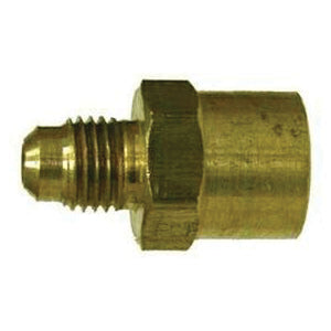 Midland Metal 10-237 SAE 45 Degree Female Adapter Male Flare x Female NPTF - 3/8 in. x 1/2 in., 5 Pack