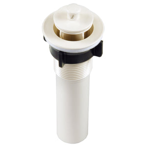 JR Products 95215 Sink Strainer with Pop-Up Stopper - White