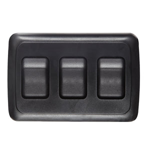 RV Designer S521 Contoured DC Wall Switch On/Off - Single, Black