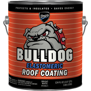 Dyco 460/5 Bulldog Elastomeric Roof Coating White - 5 Gallon