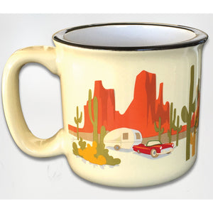 Camp Casual CC-004VB Ceramic Mug - Vintage Blues