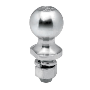 Reese 63812 Class I Hitch Ball, Chrome - 1-7/8" Ball x 3/4" x 2-3/8", 2,000 lbs.