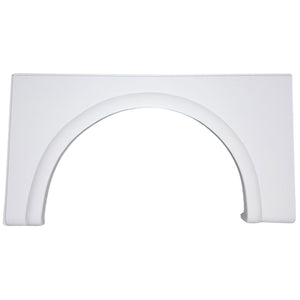 Icon 12022 Single Axle Fender Skirt FS2022 for Bonair - Polar White