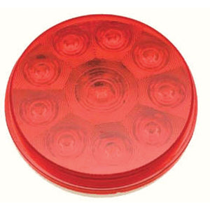 Diamond Group by Valterra DG52434 LED Exterior Light - 6", 10 Diode, Red, Round