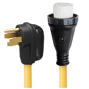 ParkPower 50ARVD25 Detachable Power Cord With Handle and Indicator Light - 25', 50 Amp