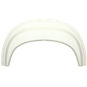 Icon 12022 Single Axle Fender Skirt FS2022 for Bonair - Polar White