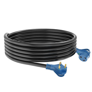 Makerz 232 Heavy-Duty RV Power Cord with Powered Connection Indicator Light and Easy-Plug Handle - 50' Length, 50 Amp, NEMA 14-50P to NEMA 14-50R, ETL-Certified