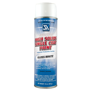 3X Chemistry 373 High Solids Single Coat Aerosol Paint - Gloss Black