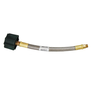 Marshall Excelsior MER425SS-24 Stainless Steel Braided LP Hose - Standard QCC, 24"
