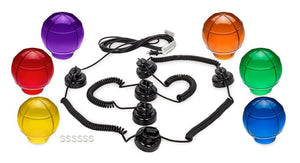Camco 42764 Outdoor Globe Light Set - 6 Globes, White
