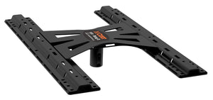 CURT 16210 X5 Gooseneck to 5th Wheel Adapter for Double Lock Hitches, Industry-Standard Base Rails, 20,000 lbs.