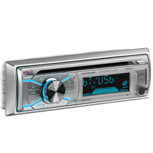 Boss Audio Systems MR508UABW Single-DIN CD/MP3 Player with Bluetooth - White