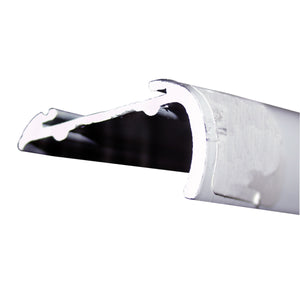 Patrick Metals 164689 Insert Roof Edge with 0.749" Leg Length, Each - 16', Polar White