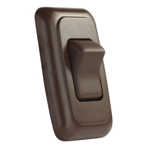 JR Products 12245 On/Off Switch with Bezel - Triple Switch, Black