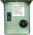 Midwest Electric U075CTL010 Unmetered Surface Power Outlets - 100A, Triple W/ GFCI & Circuit