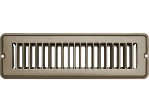 RV Designer H872 Metal Undampered Vent Register - 4" x 10", Tan