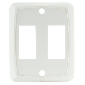 JR Products 12841-5 Single Face Plate, Pack of 5 - White