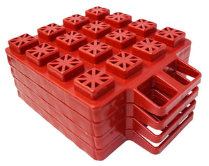 Valterra A10-0920 Stackers Leveler/Jack Pad - 10 Pack with Carry Bag