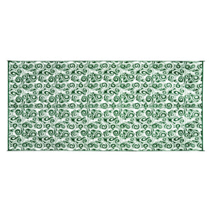 Camco 42833 Botanical Awning Leisure Mat - Charcoal 8' x 20'