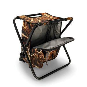 Camco 51909 Camping Stool Backpack Cooler - Green