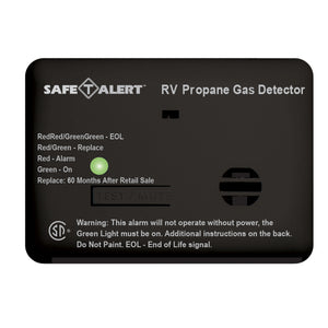 Safe-T-Alert 20-441-P-WT Mini Hard-Wired Propane/LP Gas Alarm - 12V, 20 Series, White