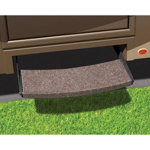 PREST-O-FIT 2-0394 Outrigger Universal RV Step Rug - 22", Black Onyx